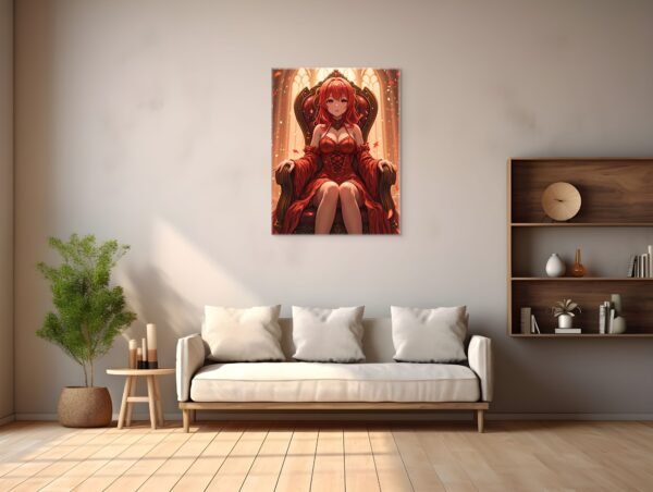 Anime Erotic Art, Waifu Wall Art, Fantasy Print Canvas, HQ - Image 2